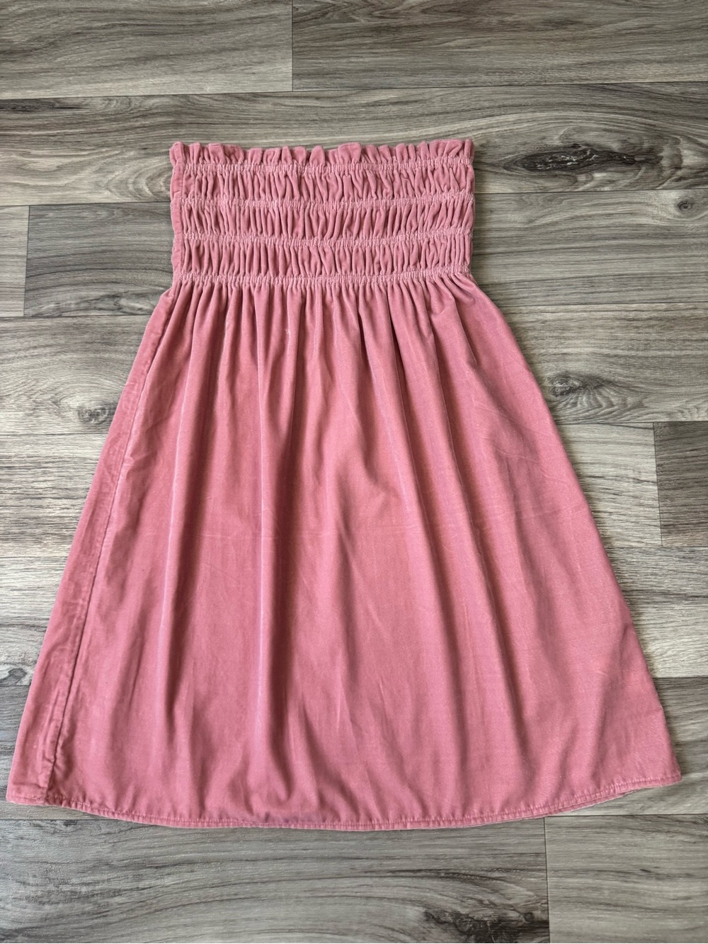 Free People One Sunni Velvet Convertible Skirt in Pink Size Extra Small